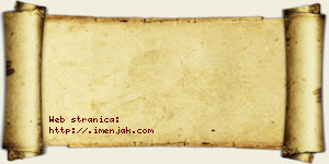 Lana Pejaković vizit kartica